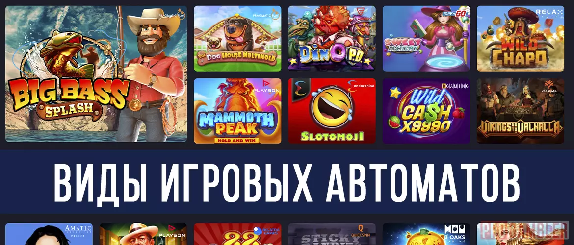 Виды игровых автоматов